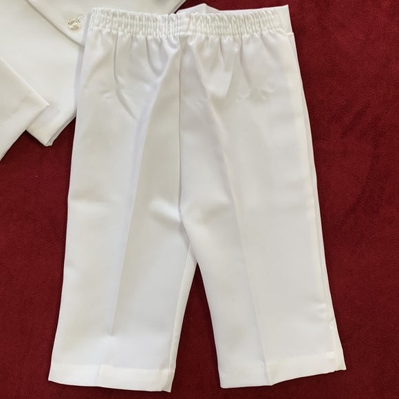 Vintage Peter Piper 3 Piece White Suite Boys Size 24 Months - Picture 6 of 6